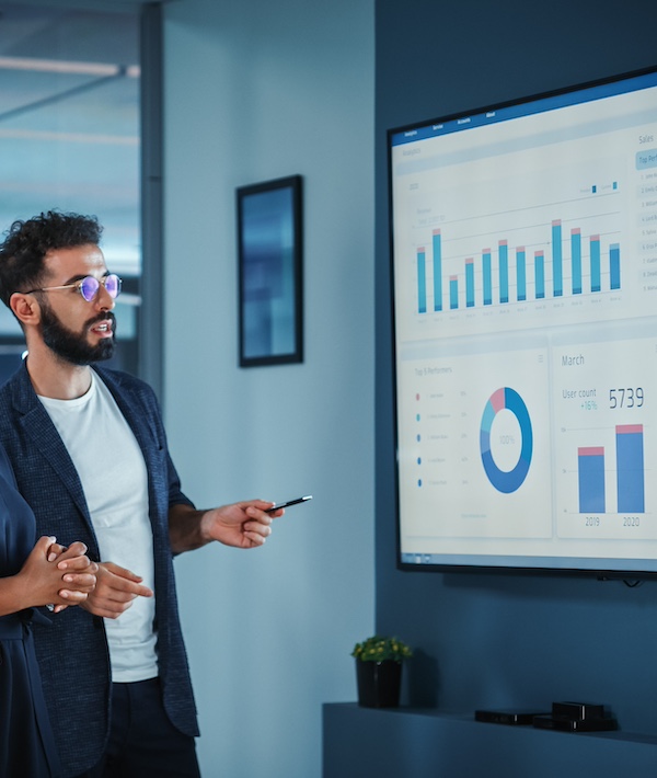 AI-powered analytics dashboard